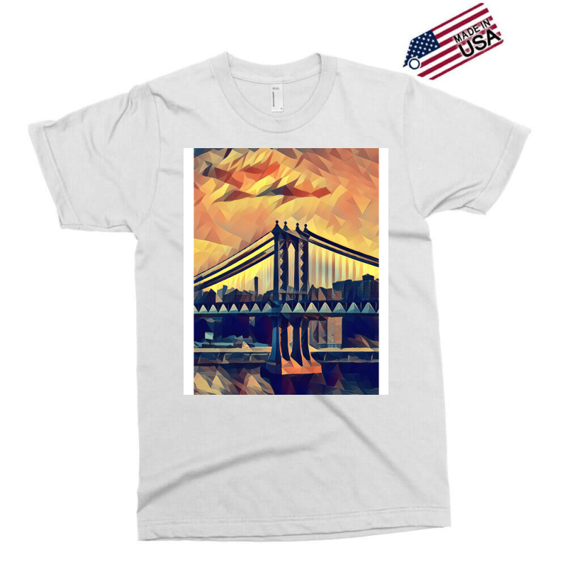 New York Skyline   Low Poly Art   Mm009lpad1 Exclusive T-shirt by gavrikashten0 | Artistshot