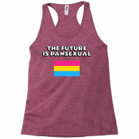 The Future Is Pansexual Pansexuality Pride  Aesthe Racerback Tank | Artistshot