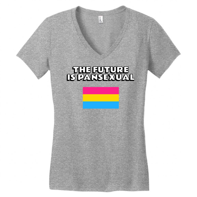 The Future Is Pansexual Pansexuality Pride  Aesthe Women's V-Neck T-Shirt by samjiemineef | Artistshot