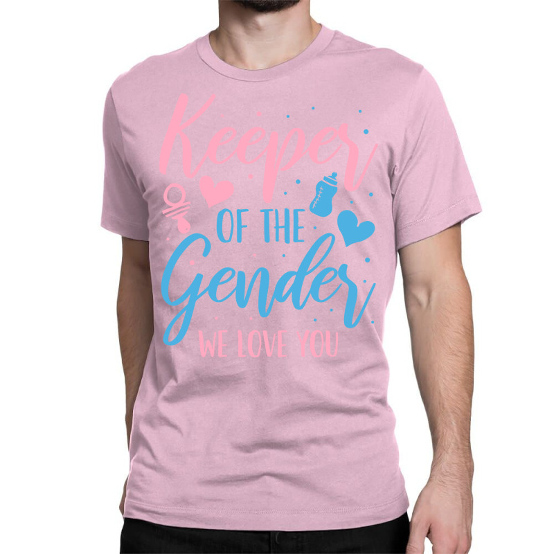 Gender Reveal Keeper Of The Gender 70s Classic T-shirt by nqwelorrivasc | Artistshot