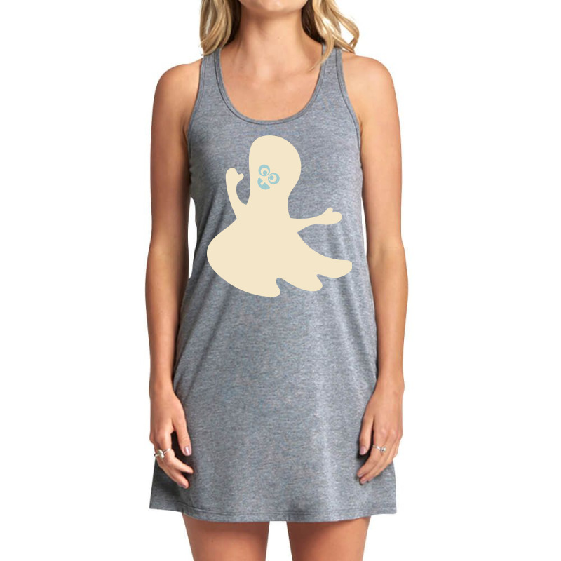 Spooky Cute Ghost For Halloween Unblink Studio Tank Dress by deverobadung7 | Artistshot