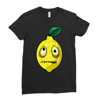 Creepy Zombie Lemonade Yellow Fruit Quote Ladies Fitted T-shirt | Artistshot