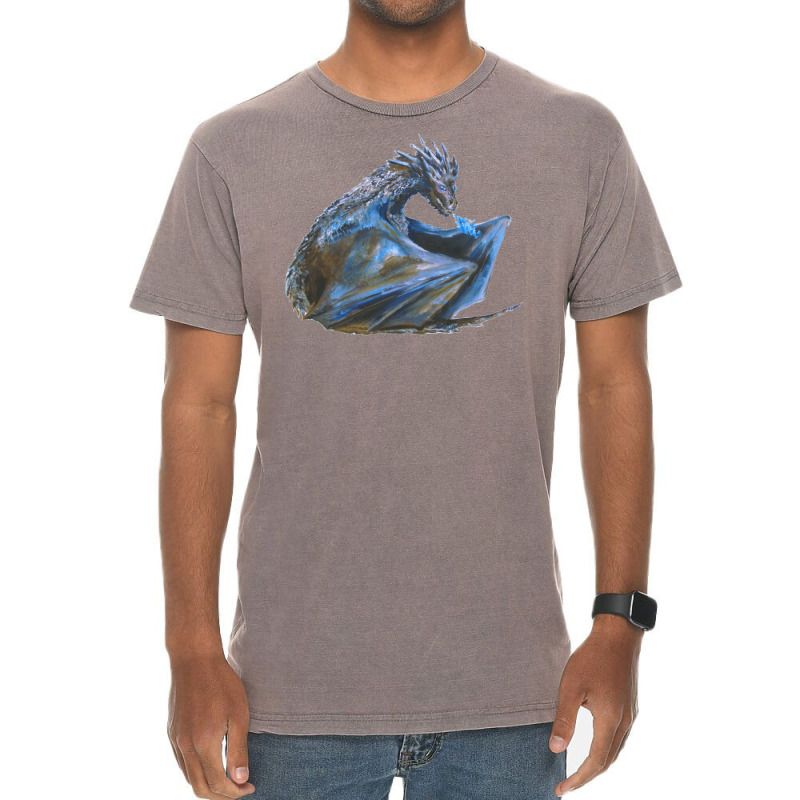 Ice Dragon   Viserion  Dark Vintage T-shirt | Artistshot