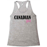 Canadian Girlfriend Quote Racerback Tank | Artistshot