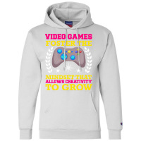 Video Games Foster The Mindset Champion Hoodie | Artistshot