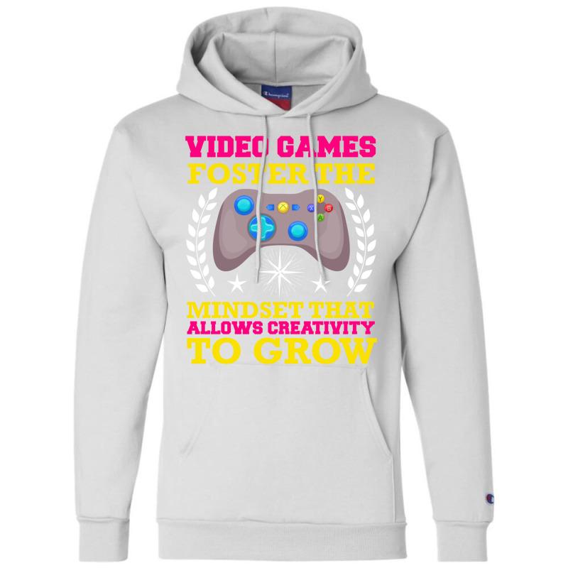 Video Games Foster The Mindset Champion Hoodie by ameldeditton00 | Artistshot