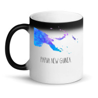 Papua New Guinea Watercolor Map   Papua New Guinea Magic Mug | Artistshot