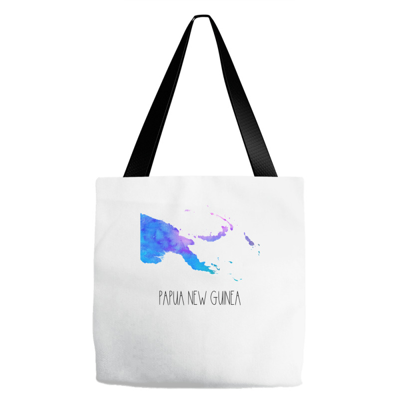 Papua New Guinea Watercolor Map   Papua New Guinea Tote Bags | Artistshot