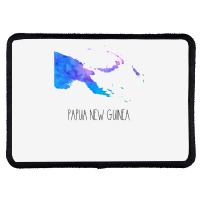 Papua New Guinea Watercolor Map   Papua New Guinea Rectangle Patch | Artistshot