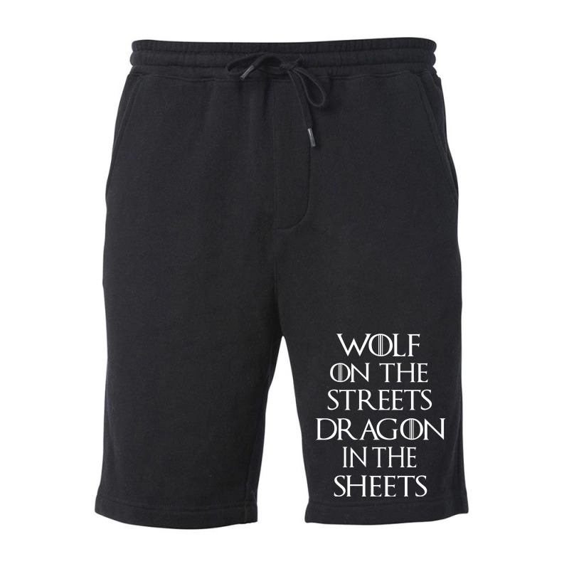 Wolf On The Streets Fleece Short | Artistshot