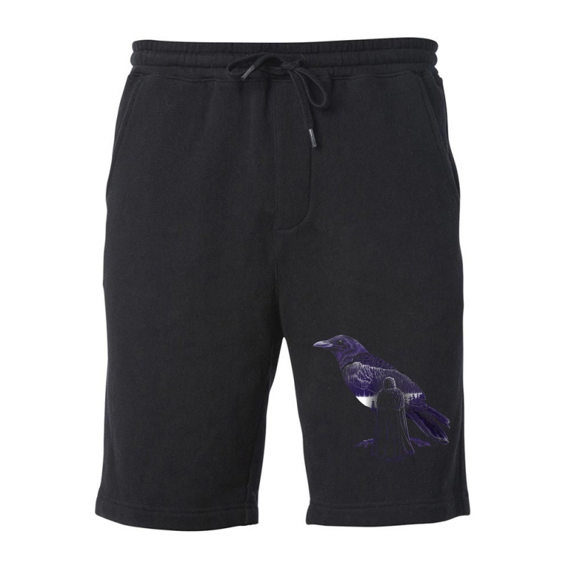 The Crow Fleece Short by roccionsteeleys | Artistshot