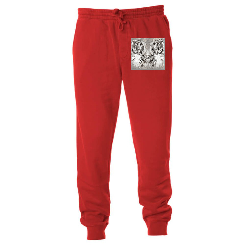 Twin Grey Dragons Unisex Jogger by roccionsteeleys | Artistshot