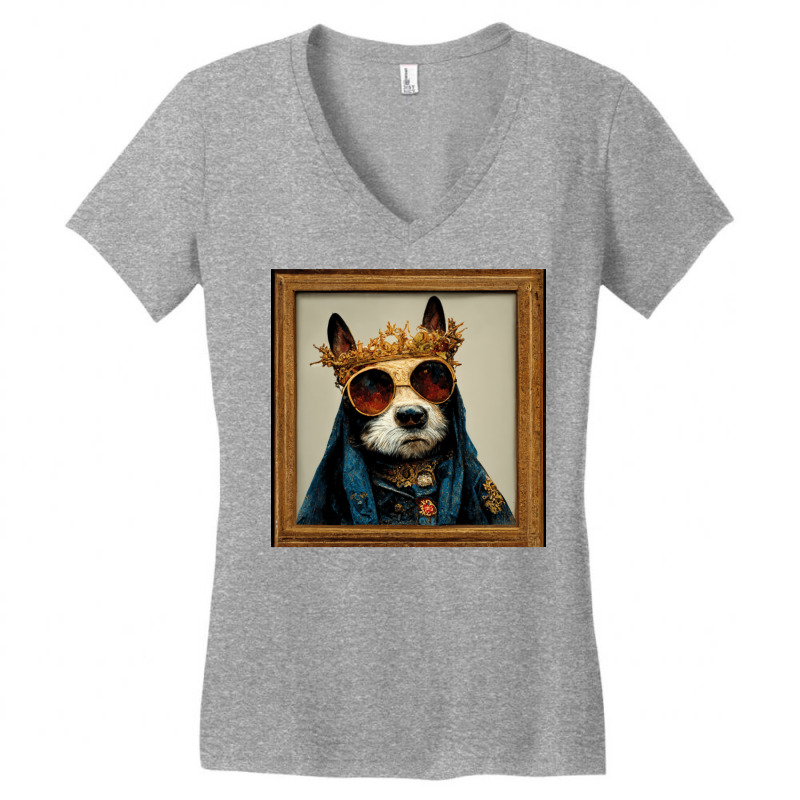 King Fluff Ix Women's V-Neck T-Shirt by gutmanguneyu | Artistshot