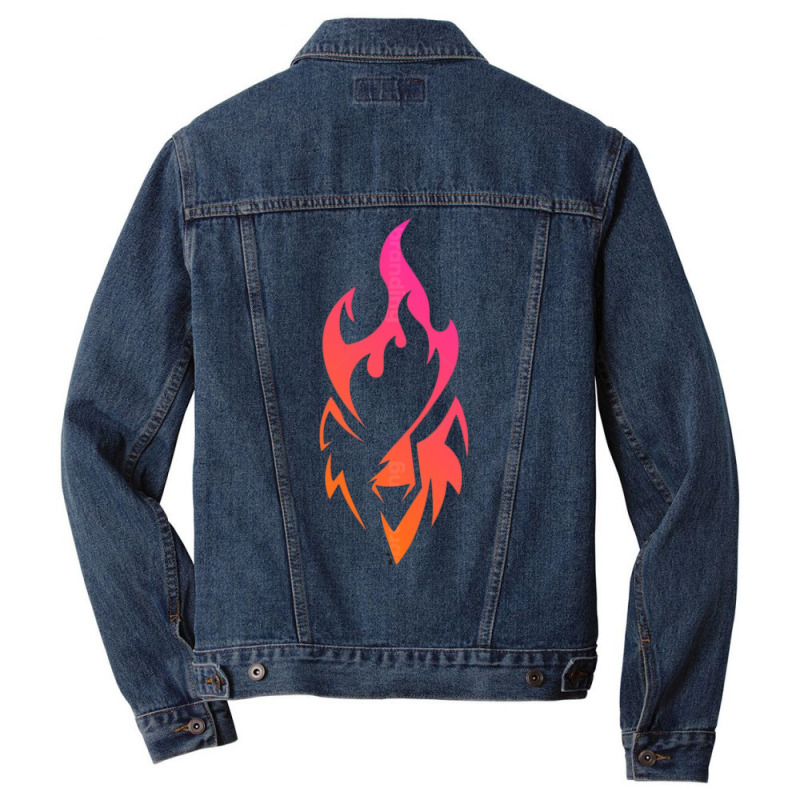 The Fire Wolf Men Denim Jacket by gutmanguneyu | Artistshot