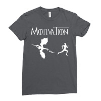 Motivation Sport Running Humor Dragon Ladies Fitted T-shirt | Artistshot