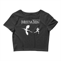 Motivation Sport Running Humor Dragon Crop Top | Artistshot