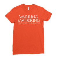 Warring & Whoring Ladies Fitted T-shirt | Artistshot