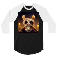 Lemur Face Closeup 3/4 Sleeve Shirt | Artistshot