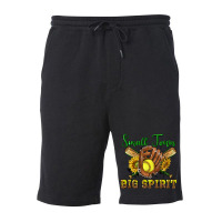 Small Town Big Spirit Softball Fleece Short | Artistshot