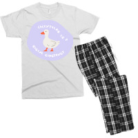 Everything Is A Social Construct Yellow Men's T-shirt Pajama Set | Artistshot