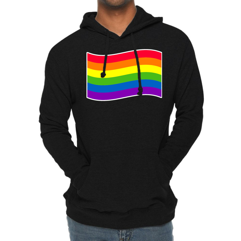 Gay Pride Flag Rainbow Flag Lgbt Hippie Lightweight Hoodie | Artistshot