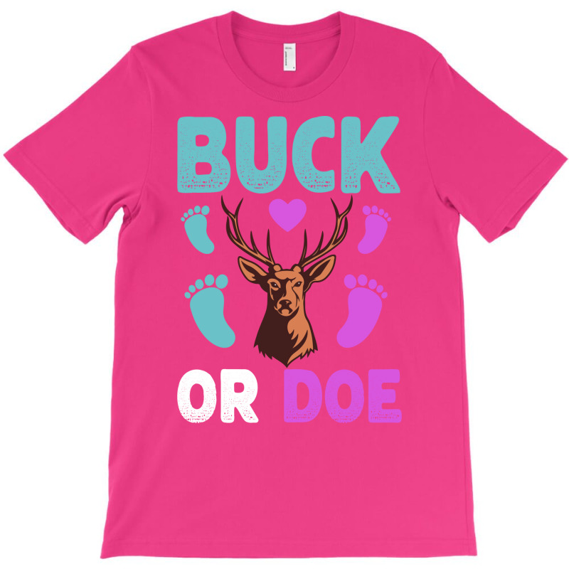 Buck Or Doe Gender Reveal Matching Ba Funny T-shirt | Artistshot