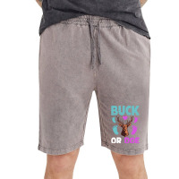 Buck Or Doe Gender Reveal Matching Ba Funny Vintage Short | Artistshot