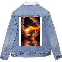 Calamity Red (1) (1) Unisex Sherpa-lined Denim Jacket | Artistshot