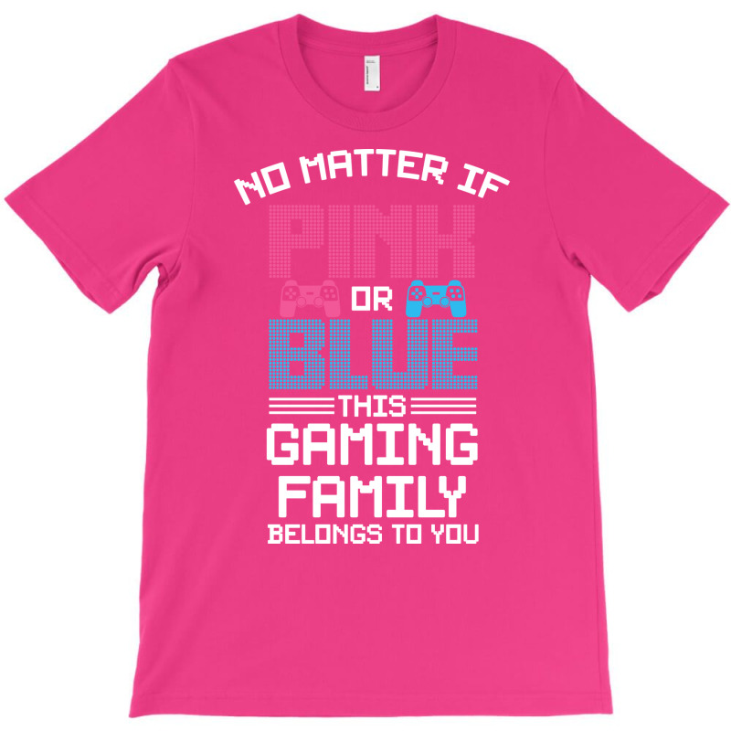 Gender Reveal Design For A Gamer Green T-shirt | Artistshot