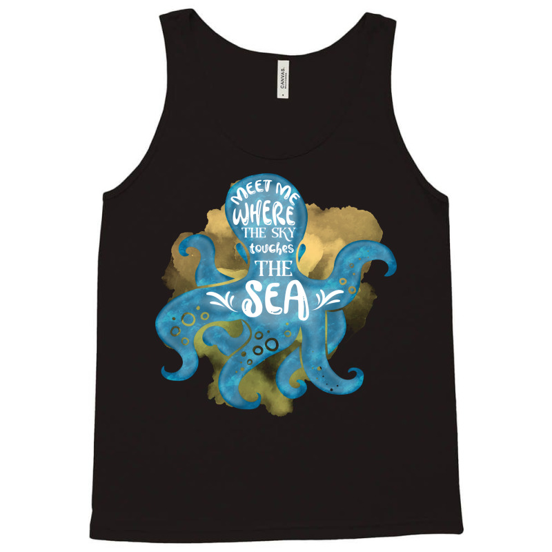 Cute Octopus Ocean Sea Girl (1) Tank Top | Artistshot