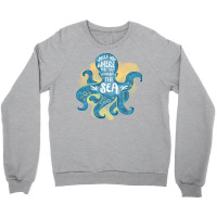 Cute Octopus Ocean Sea Girl (1) Crewneck Sweatshirt | Artistshot