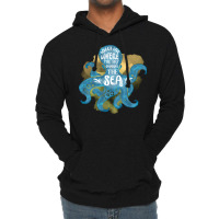 Cute Octopus Ocean Sea Girl (1) Lightweight Hoodie | Artistshot