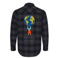 Dont Mess With Earth Tumblr (1) Flannel Shirt | Artistshot