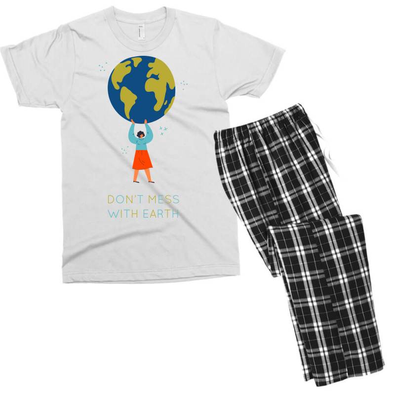 Dont Mess With Earth Tumblr (1) Men's T-shirt Pajama Set | Artistshot