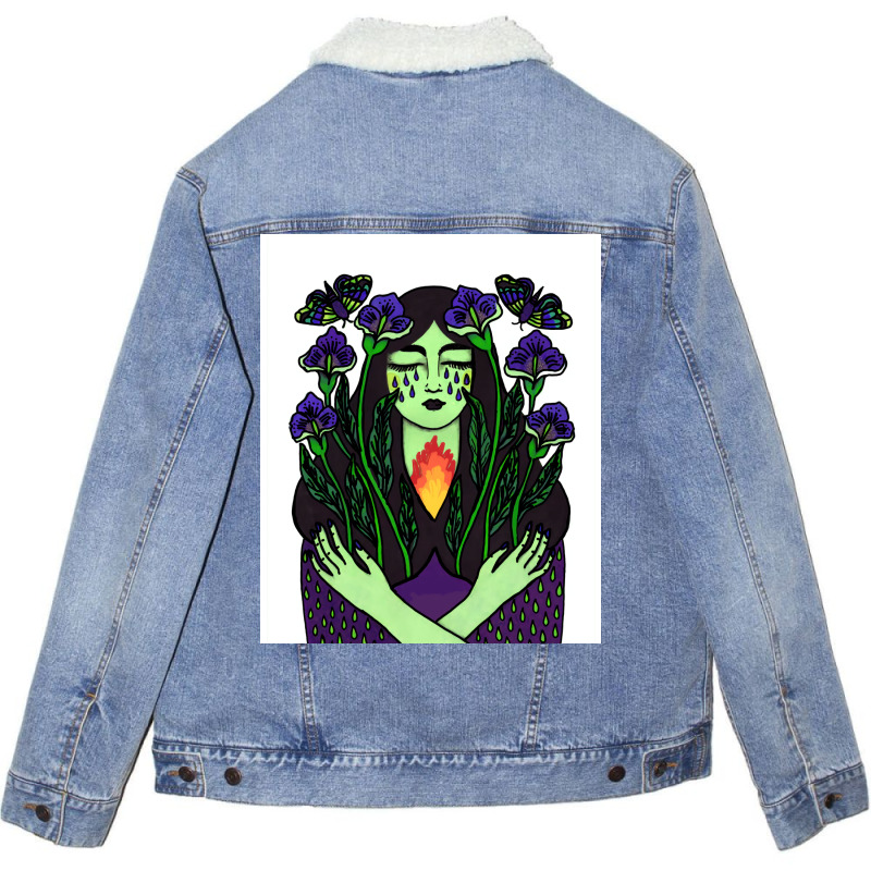 Global Warming 1 Cool Nature (1) (1) Unisex Sherpa-lined Denim Jacket | Artistshot