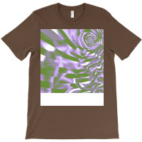 Genderqueer Pride Abstract Crumpled Striped Layers T-shirt | Artistshot