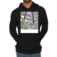 Genderqueer Pride Abstract Crumpled Striped Layers Lightweight Hoodie | Artistshot