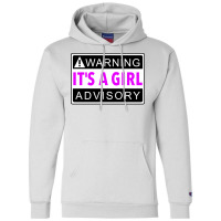 Its A Girl Vintage Champion Hoodie | Artistshot