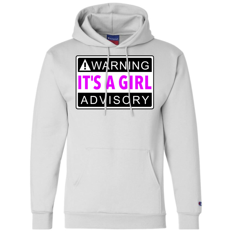 Its A Girl Vintage Champion Hoodie | Artistshot