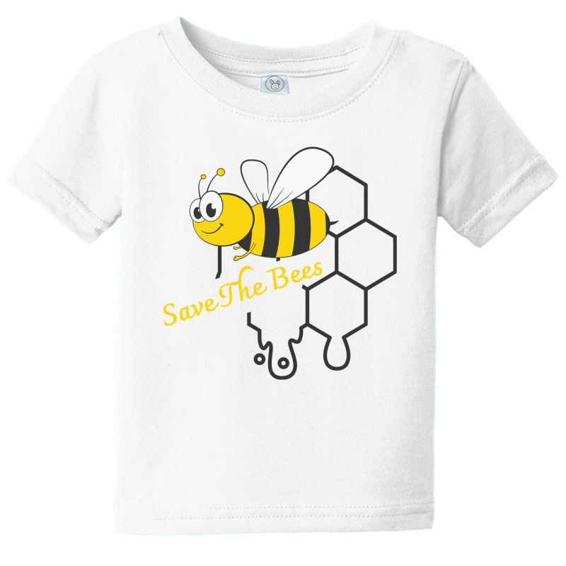 Save The Bees Baby Tee | Artistshot