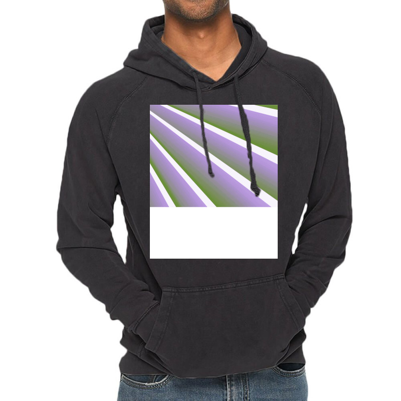 Genderqueer Pride Fanned Shaded Stripes Boy Vintage Hoodie | Artistshot