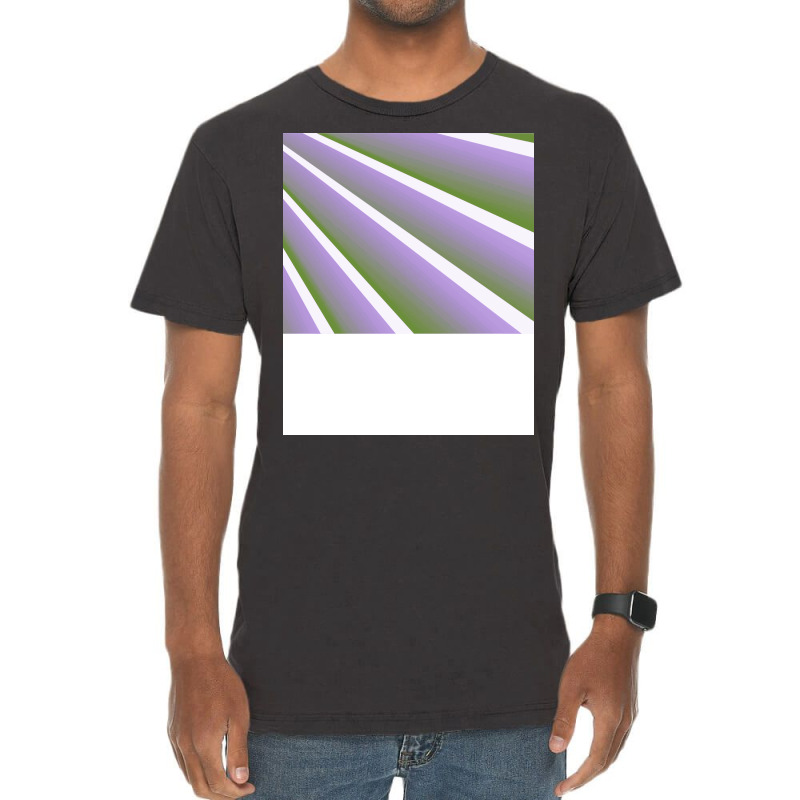 Genderqueer Pride Fanned Shaded Stripes Boy Vintage T-shirt | Artistshot