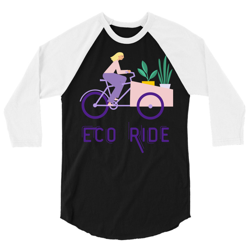 Eco Ride Aesthetic (1) (1) 3/4 Sleeve Shirt | Artistshot