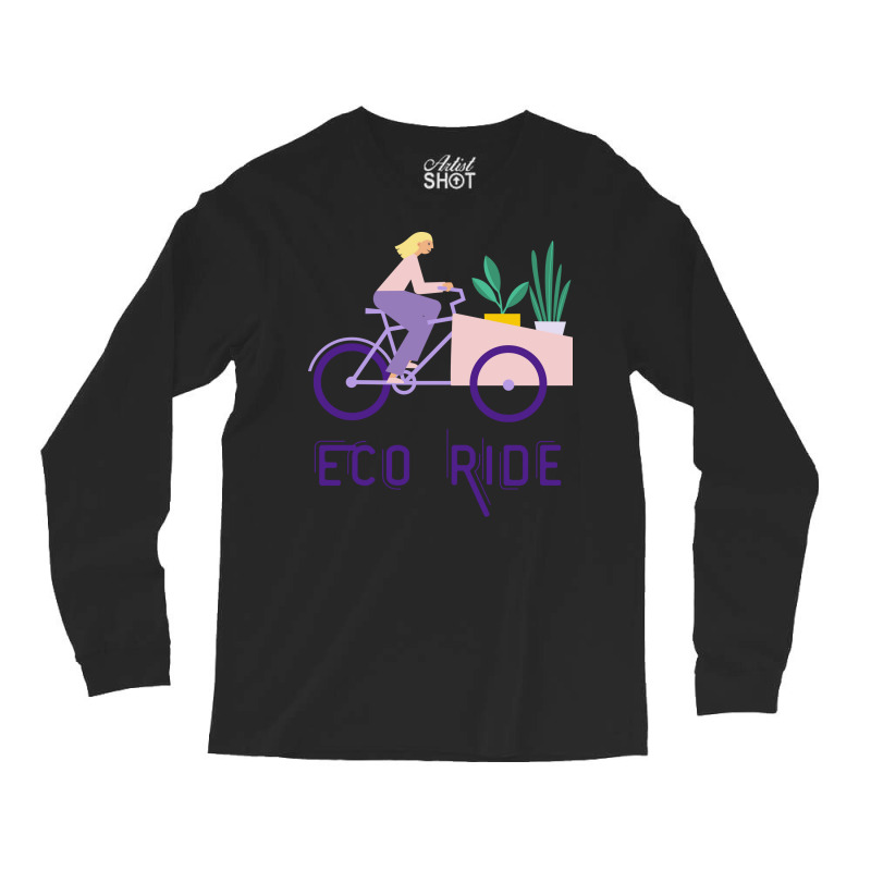 Eco Ride Aesthetic (1) (1) Long Sleeve Shirts | Artistshot