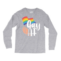 Lgbt Gay Pride Month Gay Af Music Long Sleeve Shirts | Artistshot