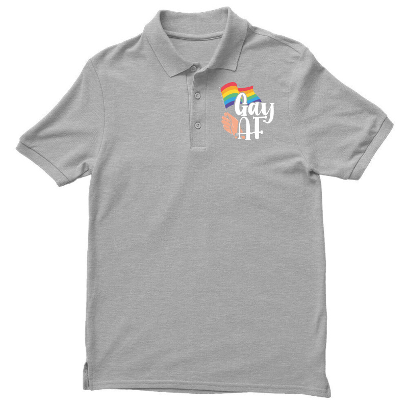 Lgbt Gay Pride Month Gay Af Music Men's Polo Shirt | Artistshot