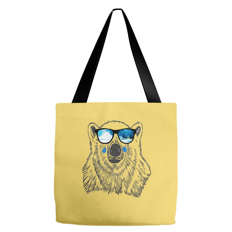 Polar Bear Habitat Loss To Global Warming In Arcti Tote Bags by kouchtolleyx | Artistshot