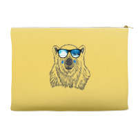 Polar Bear Habitat Loss To Global Warming In Arcti Accessory Pouches | Artistshot