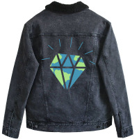 Precious Earth Funny (1) (1) Unisex Sherpa-lined Denim Jacket | Artistshot