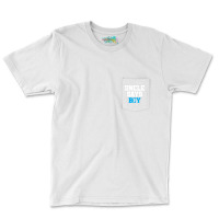 Gender Reveal Uncle Red Pocket T-shirt | Artistshot